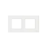 TUYA PP-SR-EU2P-WH-MS, Ramka do włączników Światła Podwójna Biała Moes PP-SR-EU2P-WH-MS Tuya
