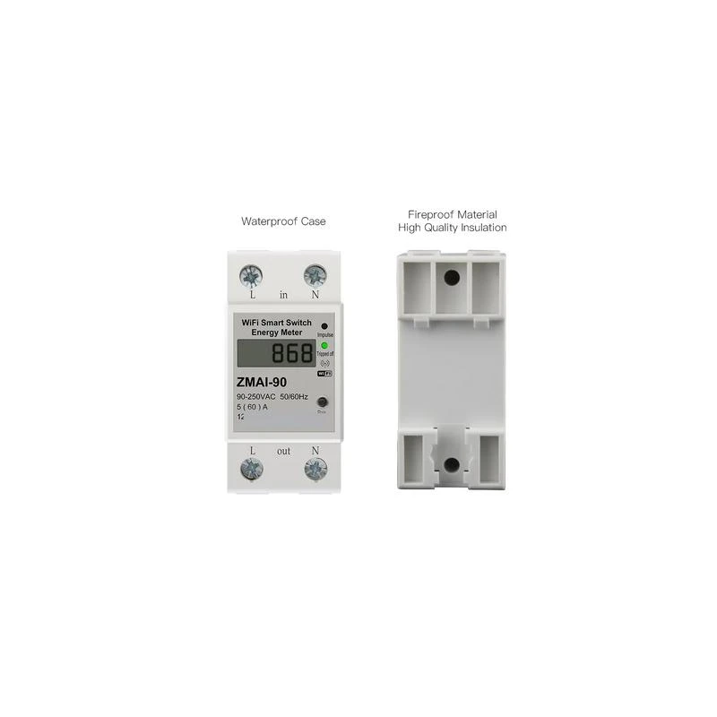 TUYA WCB-WM, Miernik Wi-Fi 5-60A Moes TUYA WCB-WM Tuya