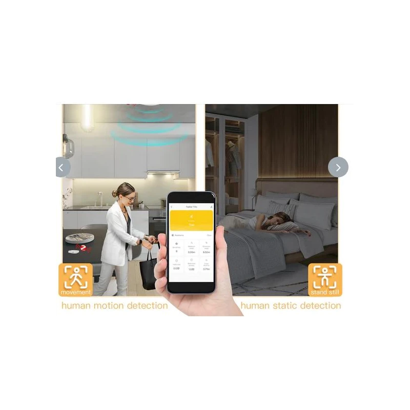 TUYA WSS-QY-HP, Czujnik obecności ludzkiej Wi-Fi Moes TUYA WSS-QY-HP Tuya