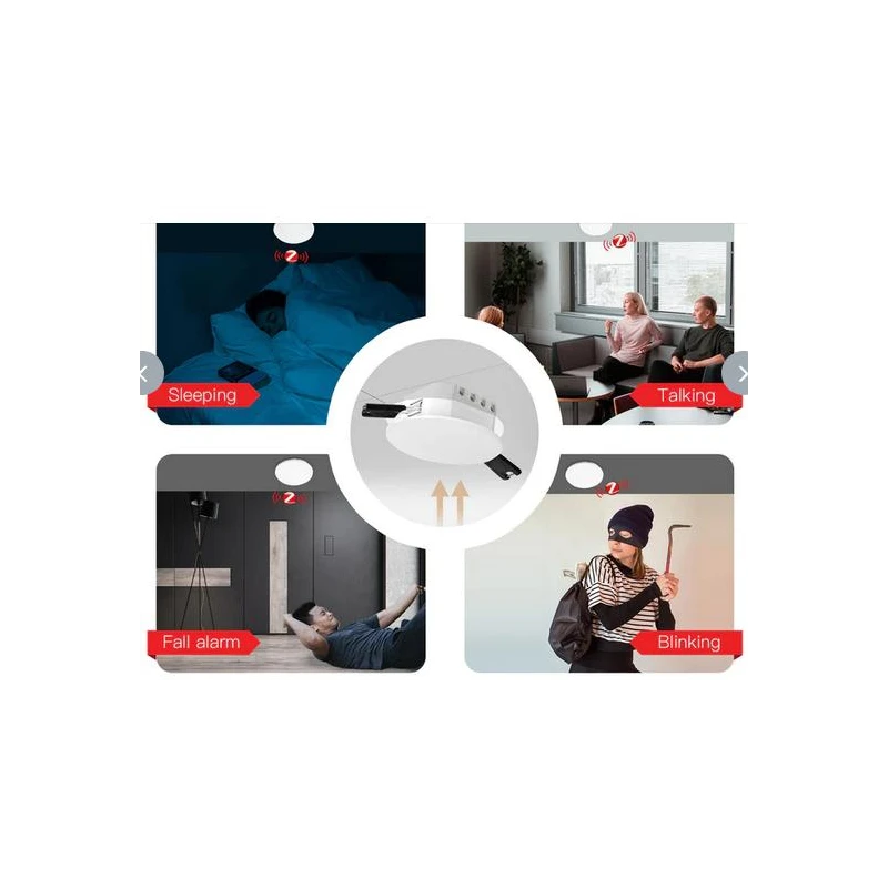 TUYA WSS-QY-HP, Czujnik obecności ludzkiej Wi-Fi Moes TUYA WSS-QY-HP Tuya