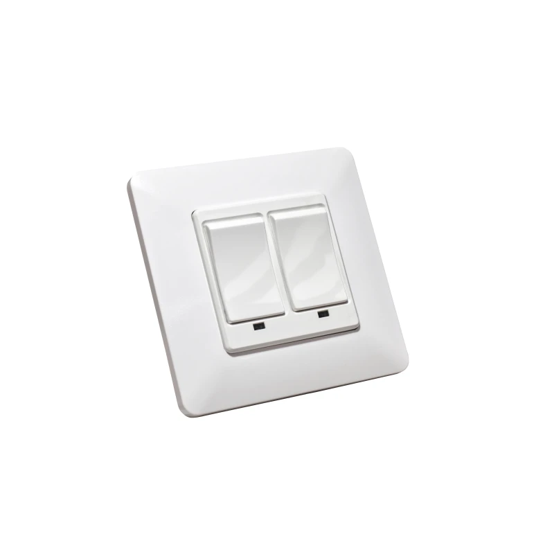 TUYA WS-EUY2-W Wi-Fi, Włącznik światła Wi-Fi 2-gang biały Moes WS-EUY2 Tuya