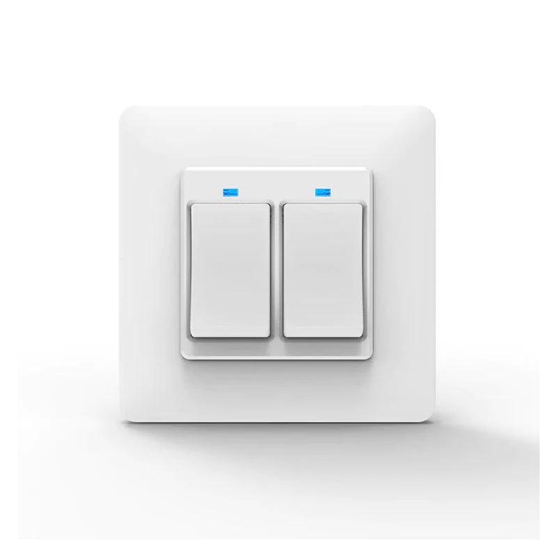 TUYA WS-EUY2-W Wi-Fi, Włącznik światła Wi-Fi 2-gang biały Moes WS-EUY2 Tuya