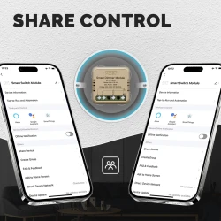 TUYA MS-105M, Ściemniacz Pojedynczy Mini Wi-Fi Moes MS-105M Tuya