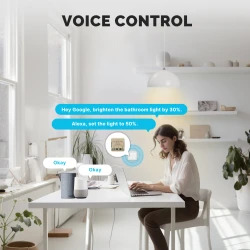 TUYA MS-105M, Ściemniacz Pojedynczy Mini Wi-Fi Moes MS-105M Tuya