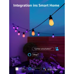 Lepro 30M ZB1 AI Outdoor String Lights - inteligentne wielokolorowe lampki zewnętrzne (30 m)