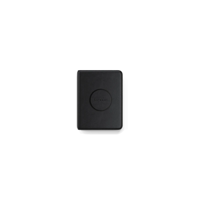 Satechi etui na paszport ze skóry wegańskiej z lokalizatorem Apple Find My (black)