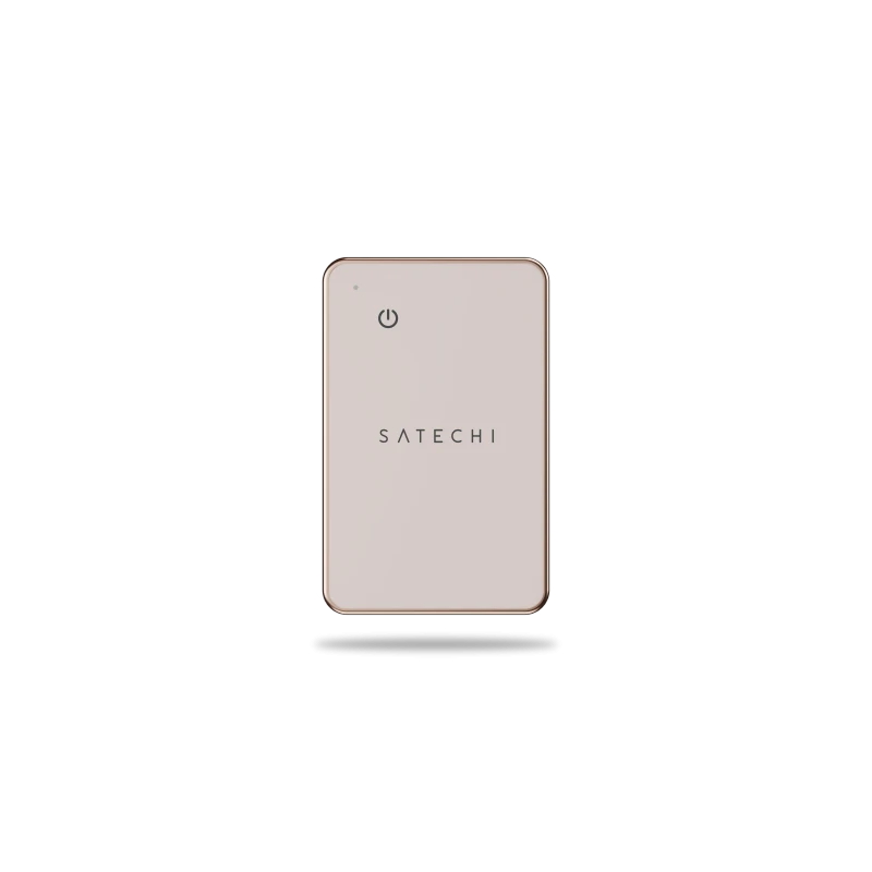 Satechi FindAll karta lokalizująca portfel z Apple Find My MagSafe IP66 (desert rose)