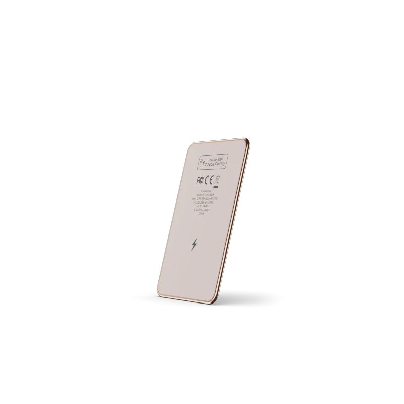 Satechi FindAll karta lokalizująca portfel z Apple Find My MagSafe IP66 (desert rose)