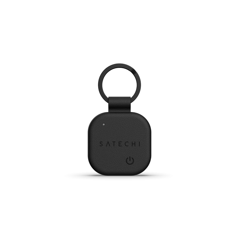 Satechi FindAll brelok ze skóry wegańskiej z lokalizatorem Apple Find My (black)