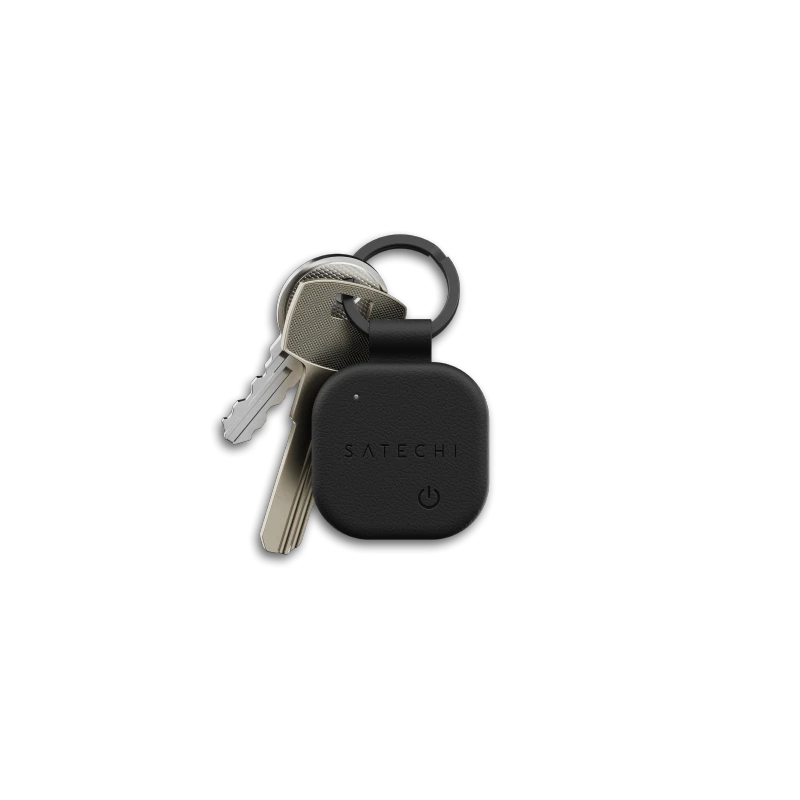 Satechi FindAll brelok ze skóry wegańskiej z lokalizatorem Apple Find My (black)
