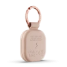 Satechi FindAll Keychain - brelok ze skóry wegańskiej z lokalizatorem kompatybilny z Apple Find My (desert rose)