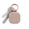 Satechi FindAll Keychain - brelok ze skóry wegańskiej z lokalizatorem kompatybilny z Apple Find My (desert rose)