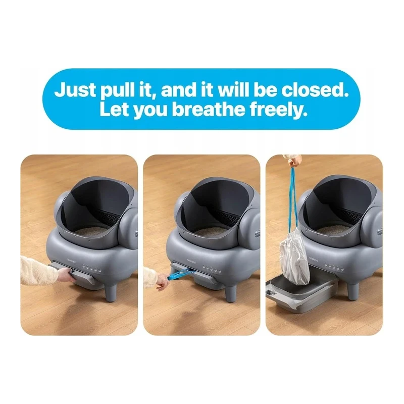 Neakasa M1 Waste Bags worki na odpady do kuwety 30 sztuk w 2 rolkach Trwałe