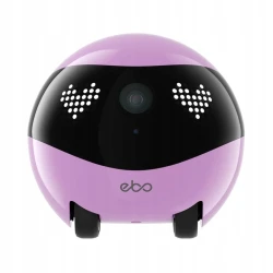 EnaBot EBO AIR 2 domowy, mobilny robot monitorujący kamera rozrywka audio (różowy)