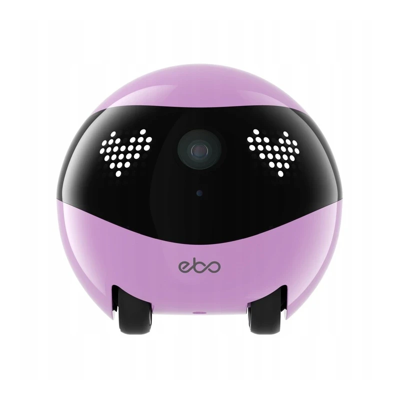 EnaBot EBO AIR 2 domowy, mobilny robot monitorujący kamera rozrywka audio (różowy)