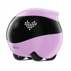 EnaBot EBO AIR 2 domowy, mobilny robot monitorujący kamera rozrywka audio (różowy)