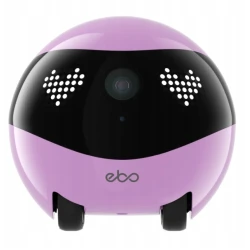 EnaBot EBO AIR 2 domowy, mobilny robot monitorujący kamera rozrywka audio (różowy)
