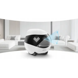 EnaBot EBO AIR 2 domowy, mobilny robot monitorujący kamera rozrywka audio (różowy)
