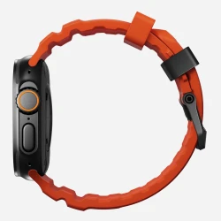NOMAD Rocky Point Band - pasek do Apple Watch 46mm/49mm z KFM oraz tytanu (magma, black hardware)