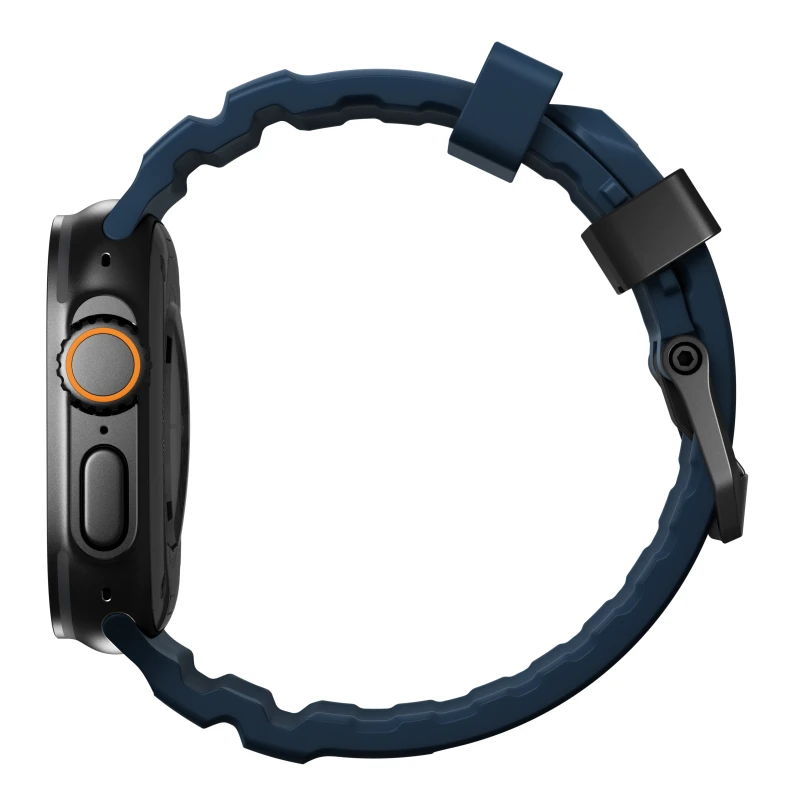 NOMAD Rocky Point Band - pasek do Apple Watch 46mm/49mm z KFM oraz tytanu (atlantic, black hardware)