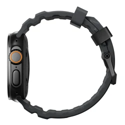 NOMAD Rocky Point Band - pasek do Apple Watch 46mm/49mm z KFM oraz tytanu (storm, black hardware)
