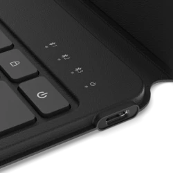 Satechi OntheGo Keyboard - bezprzewodowa klawiatura do trzech urządzeń z podstawką na smartfon/tablet (black)