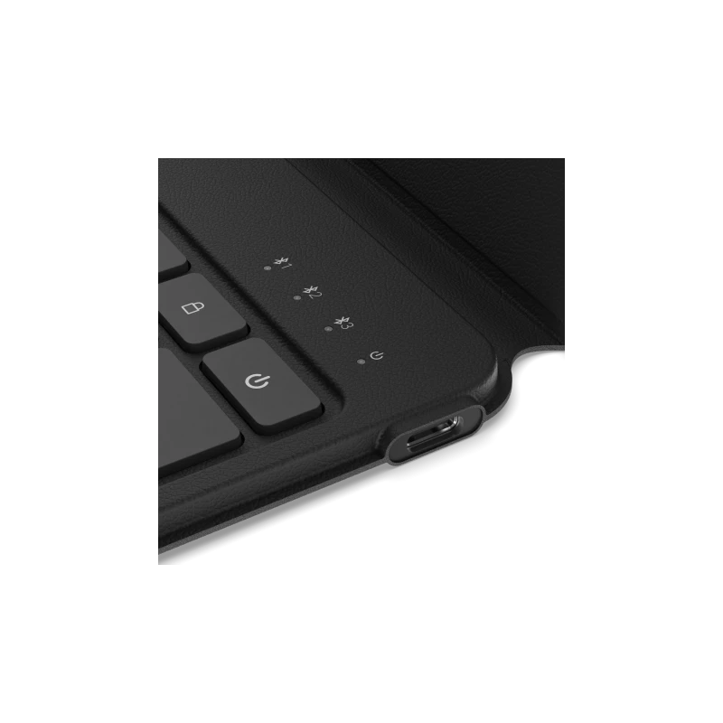 Satechi OntheGo Keyboard - bezprzewodowa klawiatura do trzech urządzeń z podstawką na smartfon/tablet (black)