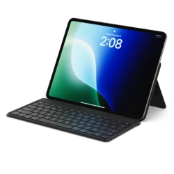 Satechi OntheGo Keyboard - bezprzewodowa klawiatura do trzech urządzeń z podstawką na smartfon/tablet (black)