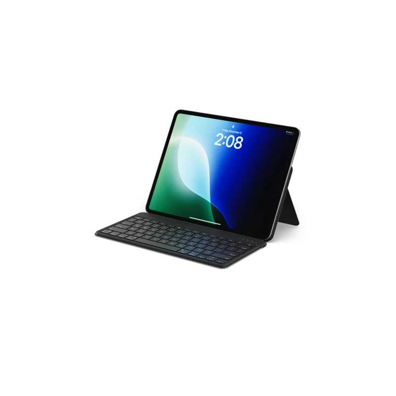 Satechi OntheGo Keyboard - bezprzewodowa klawiatura do trzech urządzeń z podstawką na smartfon/tablet (black)