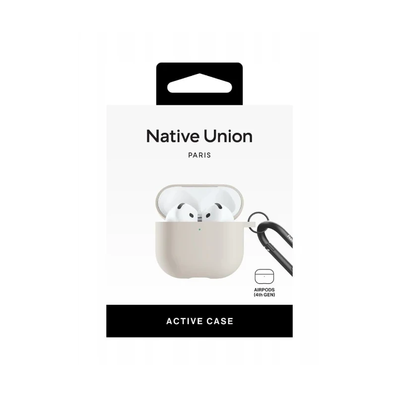 Native Union Active Case - silikonowe etui ochronne na AirPods 4 (sandstone)