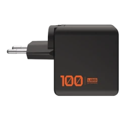 UAG SRGE Charger - ładowarka sieciowa 100W, 2x USB-C oraz USB-A, wtyczki EU, UK, US w zestawie (black)