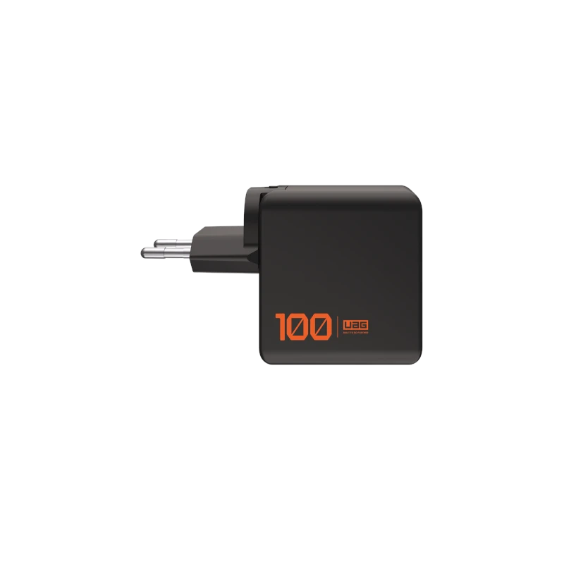 UAG SRGE Charger - ładowarka sieciowa 100W, 2x USB-C oraz USB-A, wtyczki EU, UK, US w zestawie (black)