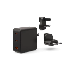 UAG SRGE Charger - ładowarka sieciowa 100W, 2x USB-C oraz USB-A, wtyczki EU, UK, US w zestawie (black)