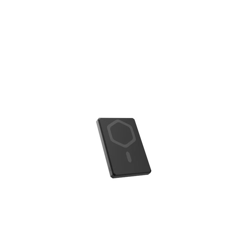 UAG Ultra Slim 5K - powerbank 5000 mAh z podstawką, ładowanie bezprzewodowe 10W, kompatybilny z MagSafe, kabel w zestawie (black