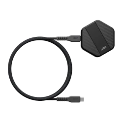 UAG Wireless Charger - bezprzewodowa ładowarka 15W z podstawką, kompatybilna z MagSafe (black / carbon fiber)