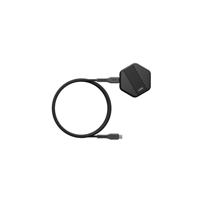 UAG Wireless Charger - bezprzewodowa ładowarka 15W z podstawką, kompatybilna z MagSafe (black / carbon fiber)