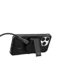 UAG Wireless Charger - bezprzewodowa ładowarka 15W z podstawką, kompatybilna z MagSafe (black / carbon fiber)