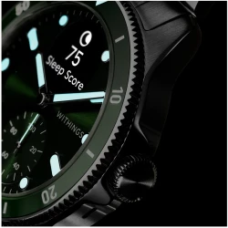 Zegarek Withings Nova smartwatch z szafirowym szkłem pomiarem tętna SPO2 EKG - zielony