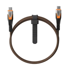 UAG SRGE - kabel USB-C - USB-C, USB 3.2 Gen2 240W/20Gbps, 75 cm (black/orange)