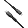 UAG Rugged Cable - kabel USB-C - lightning 30W, 1,5 m (black/gray)