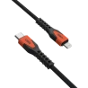 UAG Rugged Cable - kabel USB-C - lightning 30W, 1,5 m (black/orange) [mto]
