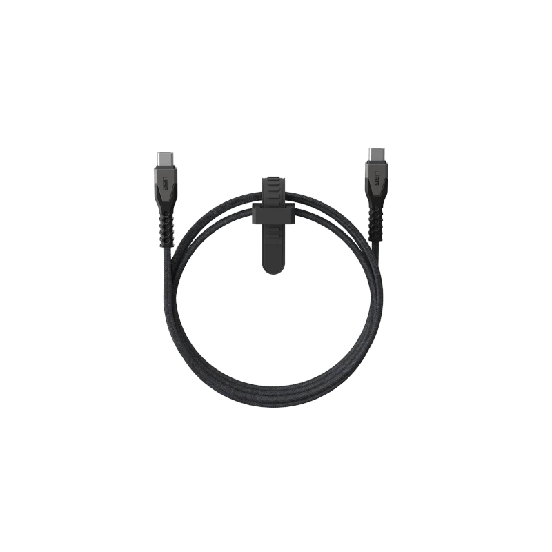 UAG Rugged Cable - kabel USB-C - USB-C 60W, 1,5 m (black/gray)