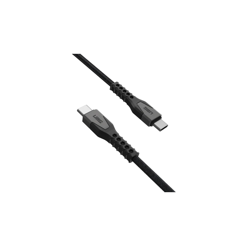 UAG Rugged Cable - kabel USB-C - USB-C 60W, 1,5 m (black/gray)