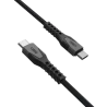 UAG Rugged Cable - kabel USB-C - USB-C 60W, 1,5 m (black/gray)