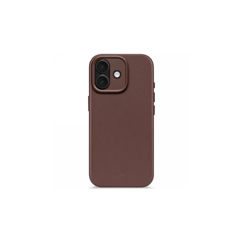Decoded Leather Backcover - skórzana obudowa ochronna do iPhone 17 kompatybilna z MagSafe (chocolat brown)