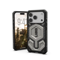 UAG Monarch Pro - etui do iPhone 17 Pro kompatybilne z MagSafe (titanium)