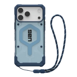 UAG Pathfinder Clear MagSafe Bundle - etui do iPhone 17 Pro Max kompatybilne z MagSafe oraz smycz na nadgarstek (blues)