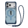 UAG Pathfinder Clear MagSafe Bundle - etui do iPhone 17 Pro Max kompatybilne z MagSafe oraz smycz na nadgarstek (blues)