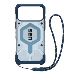 UAG Pathfinder Clear MagSafe Bundle - etui do iPhone 17 Pro Max kompatybilne z MagSafe oraz smycz na nadgarstek (blues)