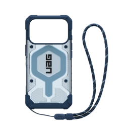 UAG Pathfinder Clear MagSafe Bundle - etui do iPhone 17 Pro kompatybilne z MagSafe oraz smycz na nadgarstek (blues)